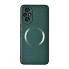For Honor 200 CD Magsafe Magnetic Litchi Texture Phone Case(Green) - 1