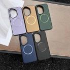 For Honor 400 Pro Global 160.8mm CD Magsafe Magnetic Litchi Texture Phone Case(Khaki) - 2