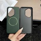 For Honor 400 Pro Global 160.8mm CD Magsafe Magnetic Litchi Texture Phone Case(Green) - 3