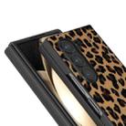 For Samsung Galaxy Z Fold6 Black Frame Leopard Full Coverage Phone Case(Champagne Gold) - 3