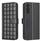 For Samsung Galaxy S23 FE 5G Square Texture Leather Phone Case(Black) - 1