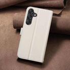 For Samsung Galaxy S24+ 5G Square Texture Leather Phone Case(Beige) - 3