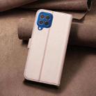 For Samsung Galaxy A22 4G Square Texture Leather Phone Case(Rose Gold) - 3