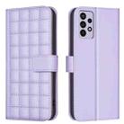 For Samsung Galaxy A32 5G Square Texture Leather Phone Case(Purple) - 1
