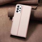 For Samsung Galaxy A53 Square Texture Leather Phone Case(Rose Gold) - 3