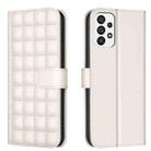 For Samsung Galaxy A53 Square Texture Leather Phone Case(Beige) - 1