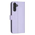 For Samsung Galaxy A36 Square Texture Leather Phone Case(Purple) - 3