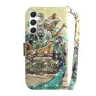 For Samsung Galaxy S25+ 5G 3D Colored Horizontal Flip Leather Phone Case(Zoo) - 3