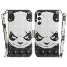 For Samsung Galaxy S25+ 5G 3D Colored Horizontal Flip Leather Phone Case(Angry Bear) - 1