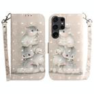 For Samsung Galaxy S25 Ultra 5G 3D Colored Horizontal Flip Leather Phone Case(Squirrels) - 1