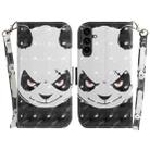 For Samsung Galaxy S25 FE 5G 3D Colored Horizontal Flip Leather Phone Case(Angry Bear) - 1