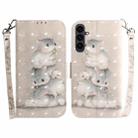 For Samsung Galaxy S25 FE 5G 3D Colored Horizontal Flip Leather Phone Case(Squirrels) - 1