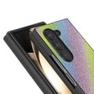 For Samsung Galaxy Z Fold6 Diamond Series Black Frame Full Coverage Phone Case(Rainbow) - 3