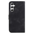 For Samsung Galaxy S25+ 5G Seven-shaped Embossed Leather Phone Case(Black) - 3