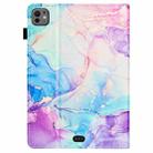 For iPad Air 11 2024 / 2022 / 2020 10.9 Marble Litchi Leather Smart Tablet Case(Purple Blue) - 3