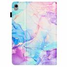 For iPad mini 6 / mini 2024 Marble Litchi Leather Smart Tablet Case(Purple Blue) - 3