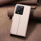 For Xiaomi 13T / Redmi K60 Ultra Square Texture Leather Phone Case(Rose Gold) - 3