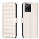 For Xiaomi 13T / Redmi K60 Ultra Square Texture Leather Phone Case(Beige) - 1