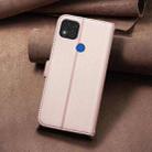 For Xiaomi Poco C31 / Redmi 9C / 10A Square Texture Leather Phone Case(Rose Gold) - 3