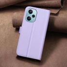 For Xiaomi Poco F5 5G Square Texture Leather Phone Case(Purple) - 3