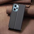 For Xiaomi Poco F5 5G Square Texture Leather Phone Case(Black) - 3