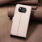 For Xiaomi Poco X3 / X3 NFC Square Texture Leather Phone Case(Rose Gold) - 3
