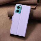 For Redmi 10 5G / Note 11E Square Texture Leather Phone Case(Purple) - 3