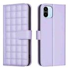 For Redmi A1 / A1+ / A2 Square Texture Leather Phone Case(Purple) - 1