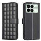 For Redmi K70 / K70 Pro Square Texture Leather Phone Case(Black) - 1