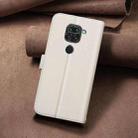 For Redmi 10X 4G / Note 9 Square Texture Leather Phone Case(Beige) - 3