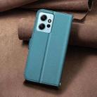 For Redmi Note 12 4G Global Square Texture Leather Phone Case(Green) - 3