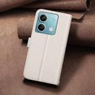 For Redmi Note 13 4G Global Square Texture Leather Phone Case(Beige) - 3