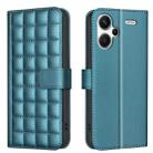 For Redmi Note 13 Pro+ 5G Square Texture Leather Phone Case(Green) - 1