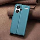 For Redmi Note 13 Pro+ 5G Square Texture Leather Phone Case(Green) - 3