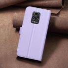 For Redmi Note 9 Pro Max / 9 Pro / 9S Square Texture Leather Phone Case(Purple) - 3