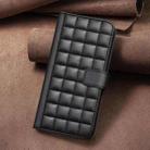 For Redmi Note 10 4G / Note 10S Square Texture Leather Phone Case(Black) - 2
