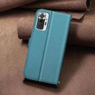 For Redmi Note 10 Pro / Note 10 Pro Max Square Texture Leather Phone Case(Green) - 3