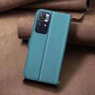For Redmi Note 11 / Note 11S Square Texture Leather Phone Case(Green) - 3