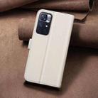 For Redmi Note 11 / Note 11S Square Texture Leather Phone Case(Beige) - 3