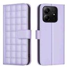 For Redmi Note 14 4G 163.25mm Square Texture Leather Phone Case(Purple) - 1