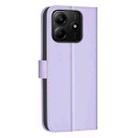 For Redmi Note 14 4G 163.25mm Square Texture Leather Phone Case(Purple) - 3