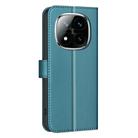 For Redmi Note 14 Pro 4G Square Texture Leather Phone Case(Green) - 3