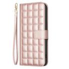 For Redmi Note 14 Pro 4G Square Texture Leather Phone Case(Rose Gold) - 2