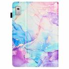 For Lenovo Tab M9 TB-310FU Marble Litchi Leather Smart Tablet Case(Purple Blue) - 3