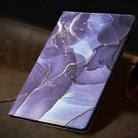 For Lenovo Tab M10 3rd Gen Marble Litchi Leather Smart Tablet Case(Grey) - 2