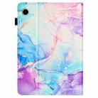 For Lenovo Tab M10 3rd Gen Marble Litchi Leather Smart Tablet Case(Purple Blue) - 3