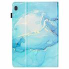 For Lenovo Tab M10 X605 / X505 Marble Litchi Leather Smart Tablet Case(Green) - 3