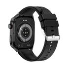 TK16 2.04 inch LCD Screen Silicone Strap Smart Watch Supports Health Monitoring(Black) - 3