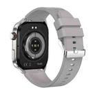 TK16 2.04 inch LCD Screen Silicone Strap Smart Watch Supports Health Monitoring(Grey) - 3