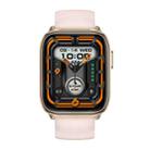 X9 1.85 inch Square Screen 2 in 1 Bluetooth Earphone Smart Watch(Gold Pink) - 2